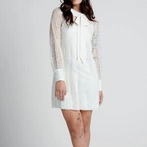 ModCloth NWT Ivory Lace Layered Honeymoon Maven Dress Small